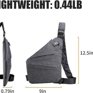 Anti-Theft Travel Bag - Crossbody - slim design